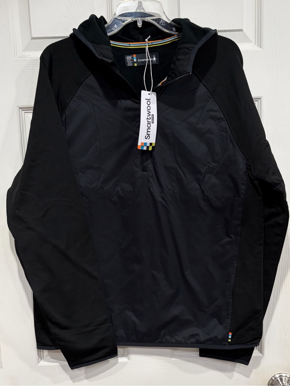 SmartWool Men's Medium SmartLoft Hoodie Insulated Jacket Black Wool Blend NWT
